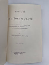 Load image into Gallery viewer, History of The Boehm Flute (With Dr. Von Schafhautl&#39;s Life of Boehm, and an Examination of Mr. Rockstro&#39;s Version of the Boehm-Gordon Controversy)
