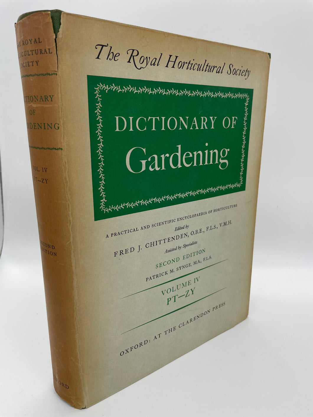 The Royal Horticultural Society Dictionary of Gardening (In Four Volumes)