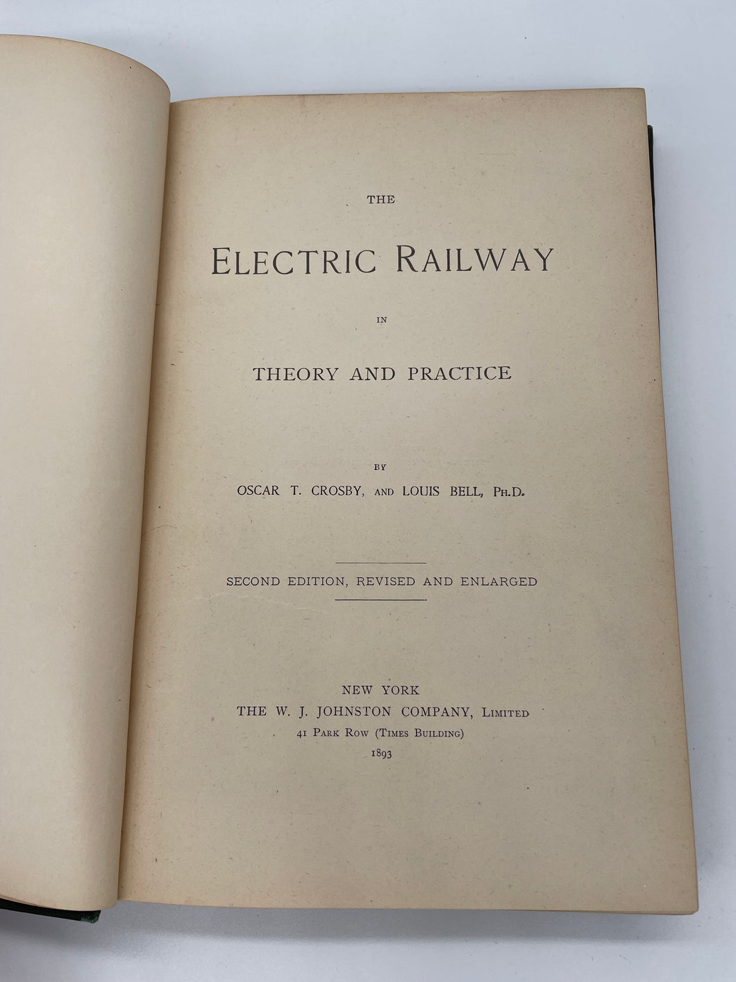 The Electric Railway in Theory And Practice