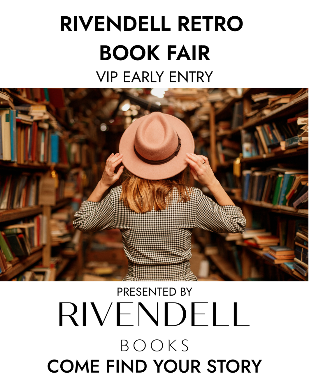 Rivendell Retro Book Fair: VIP Early Class Entry