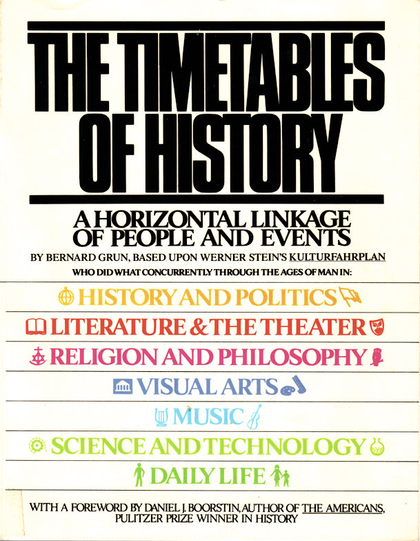 The Timetables of History: A Horizontal Linkage of People and Events by Bernard Grun