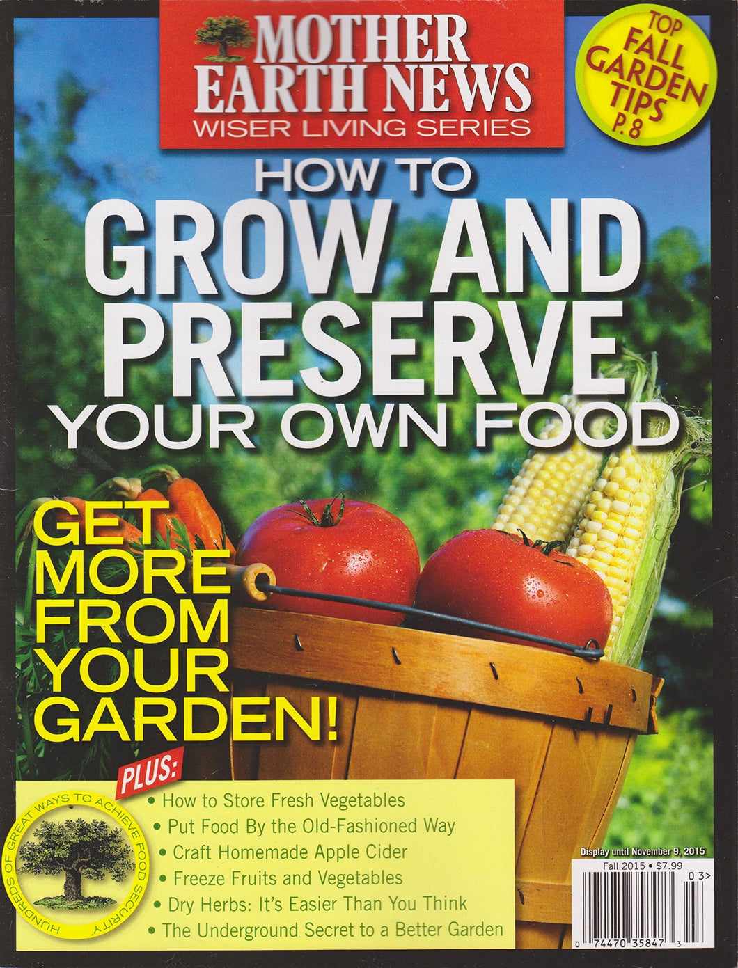 Mother Earth News How to Grow and Preserve Your Own Food 2015