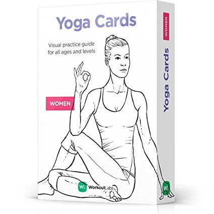 WorkoutLabs Yoga Cards – Beginner: Visual Study, Class Sequencing & Practice Guide with Essential Poses, Breathing Exercises & Meditation · Plastic Flash Cards Deck with Sanskrit