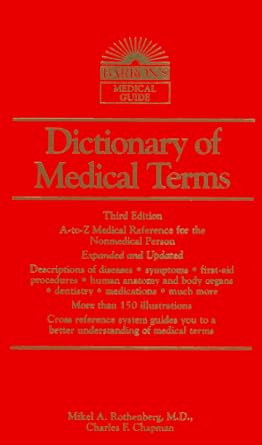 Dictionary of Medical Terms (Barron's Medical Guides, 1994)