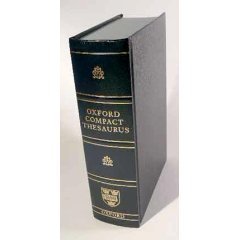 Oxford Compact Thesaurus Third Edition Revised 2008