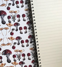 Load image into Gallery viewer, Mushroom Spiral Notebook
