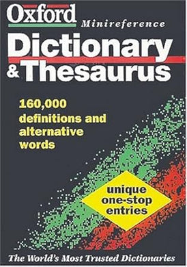The Oxford Minireference Dictionary and Thesaurus cover image