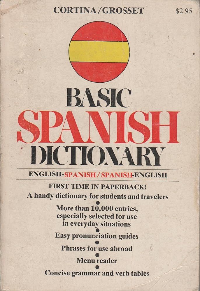 Cortina/Grosset Basic Spanish Dictionary cover image