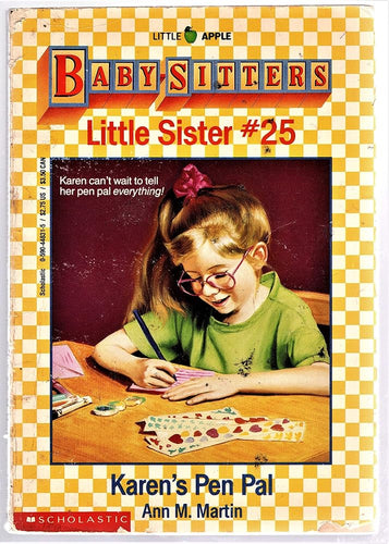 Karen's Pen Pal (Baby-Sitters Little Sister, No.25) cover image
