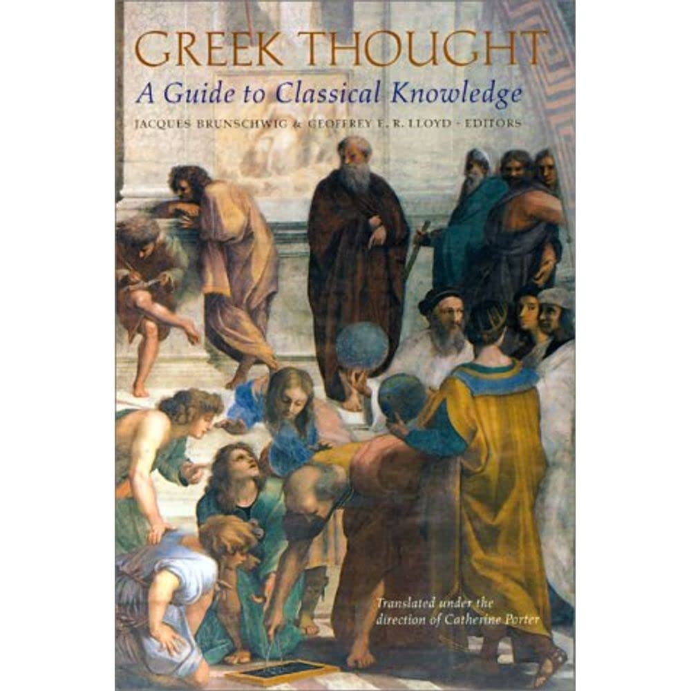Greek Thought: A Guide to Classical Knowledge (Harvard University Press Reference Library) cover image