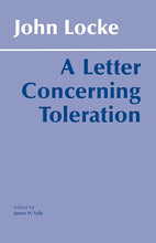 Load image into Gallery viewer, A Letter Concerning Toleration (Hackett Classics) cover image
