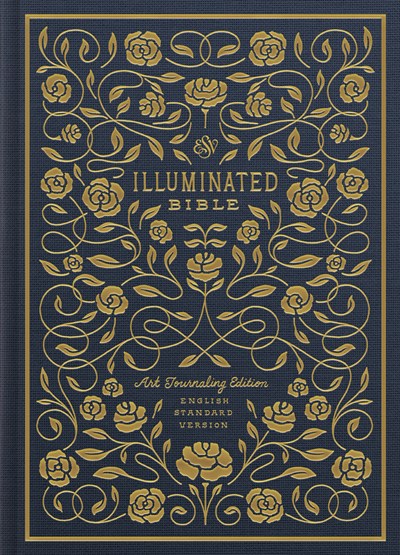 ESV Illuminated™ Bible, Art Journaling Edition (Cloth over Board, Navy)