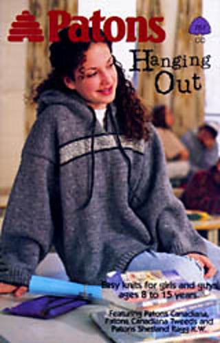 Patons Beehive Hanging Out Patterns - for Teen, Women & Men, Hoodie, Vest, Cardigan - No 757 PDF