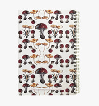 Load image into Gallery viewer, Mushroom Spiral Notebook
