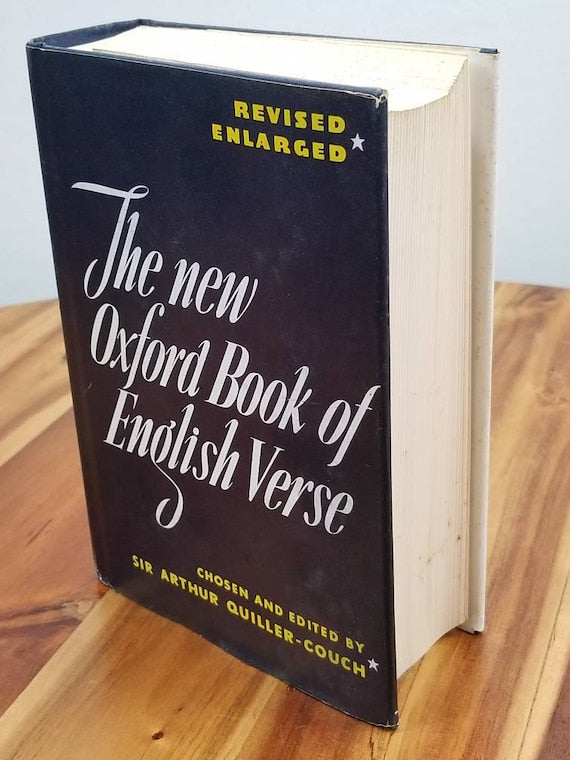 The Oxford Book Of English Verse 1250-1918 New Edition