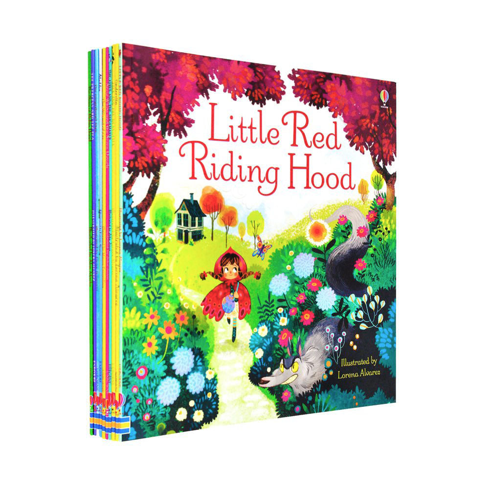 Usborne 10 Picture Children Books Collection Set (The Gingerbread Man, Wizard of Oz, Cinderella, Snow White & the Seven Dwarfs, The Story of Robin Hood, Jack and the Beanstalk & More) Regular price