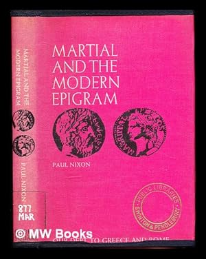Martial and the Modern Epigram