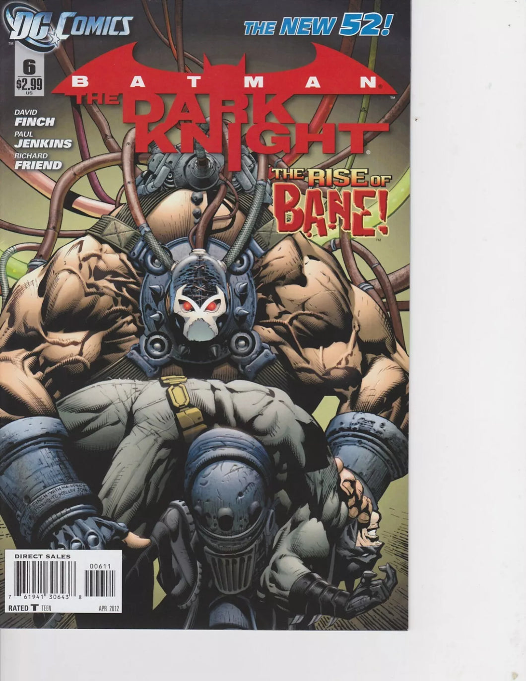 Batman: The Dark Knight #6 The Rise of Bane! New 52