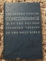 The Oxford Concise Concordance to the Revised Standard Version of the Holy Bible